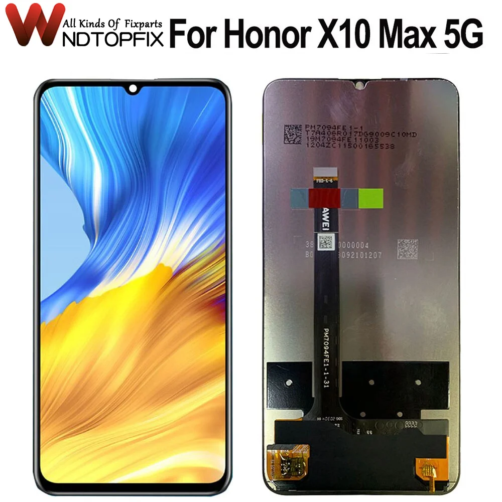 

7.09" For Huawei Honor X10 Max 5G LCD Display Touch Screen Digitizer Assembly Replacement Parts For Honor X10 Max LCD Screen