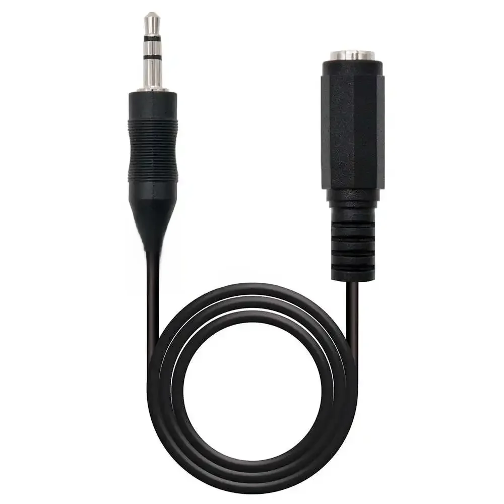 Nanocable 10.24.0205 5m Stereo Audio Lead Extensão Cabo MiniJack Macho para Jack 3.5mm Feminino M/F