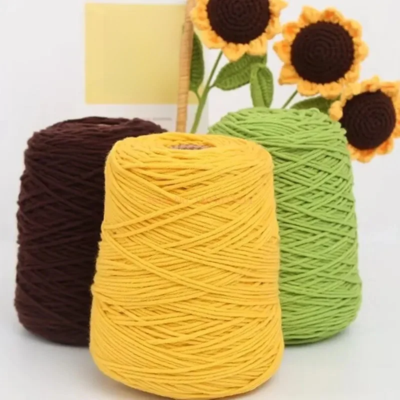 Getuftetes Garn, professionelles Garn für Tufting-Pistole, 8 Stränge, Baumwollgarn für 400 g, DIY, individuelle Teppichherstellung, Weben, Strickgarn