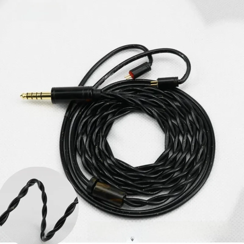 XINHS K08 2-żyłowy kabel ze stopu grafenu, złota, srebra i paladia, łączący pięć elementów. — zdjęcie produktu 7
