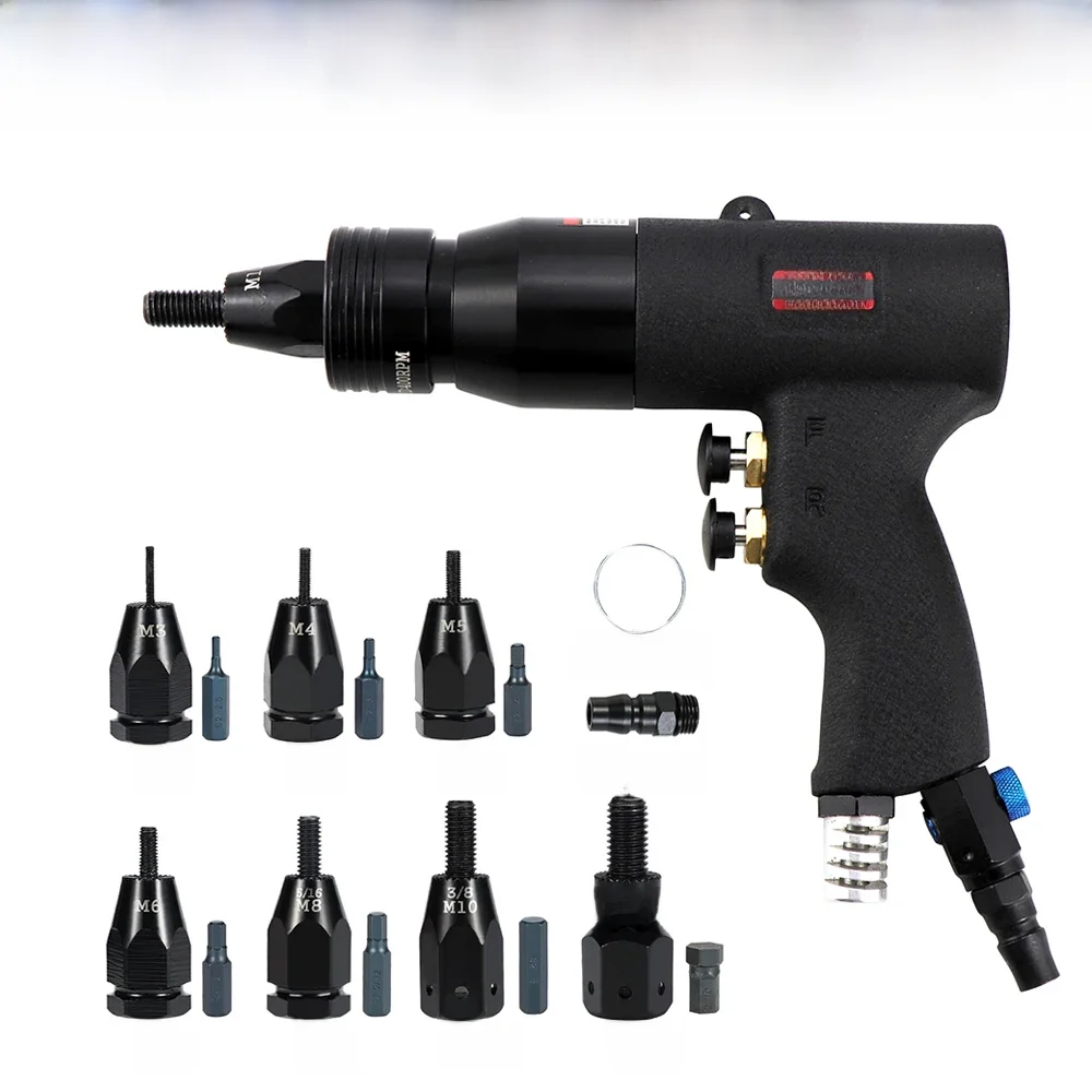 HIFESON Self-Lock Pneumatische Klinkmoer Guns Insert Draad Pull Setter Klinkhamers Voor Aluminium En Ijzeren Moeren - afbeelding 2