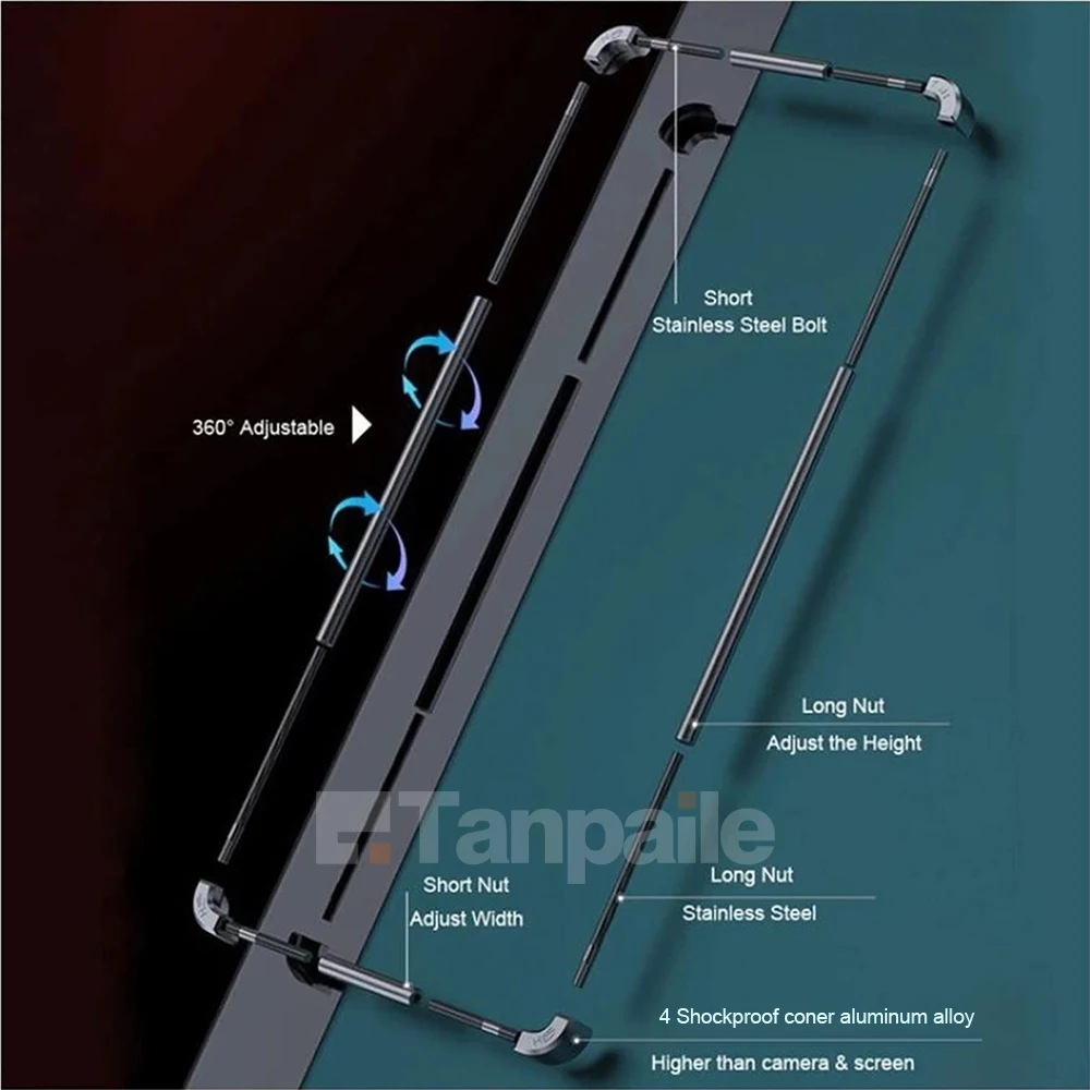 Stainless Aluminum Metal Bumper Border Case for Infinix GT 10 Pro Zero 30 20 X NEO Ultra Smart 8 7 6 Frame Shockproof Lock Cover