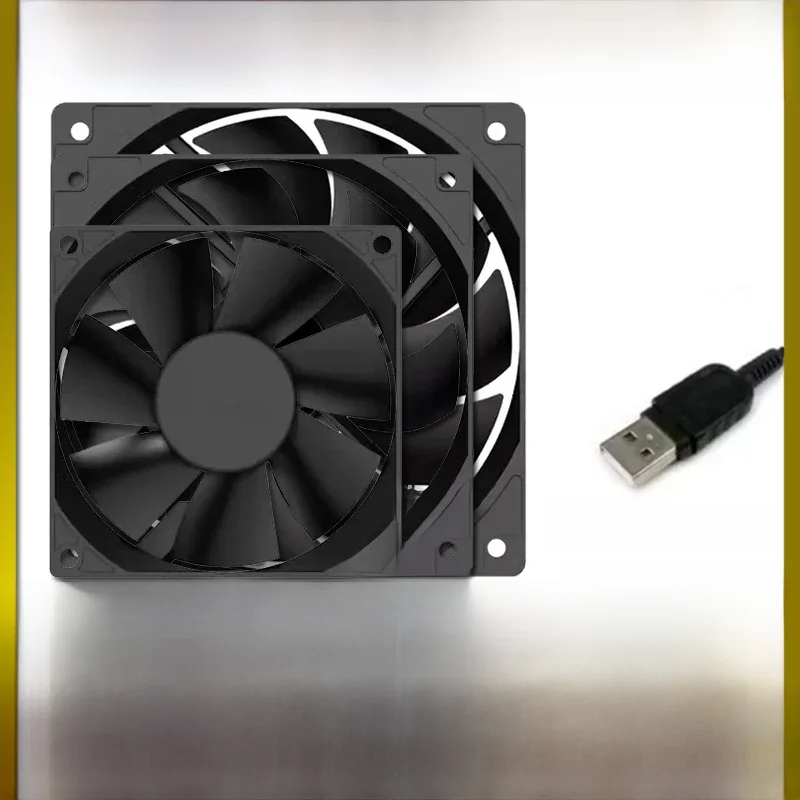Interfejs USB TEUCER 8CM/12CM/14CM Wentylator chłodzący 800-1800RPM Wentylator chłodnicy komputerowej — zdjęcie produktu 7