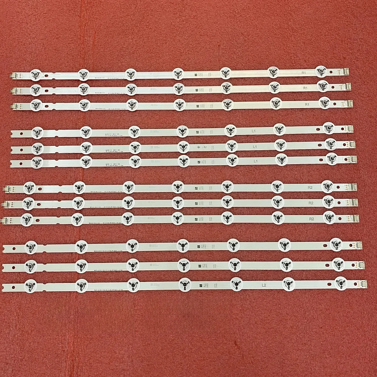 12 Stück/Set LED-Streifen für TV 55LB674V 55LB673V 55LB675V 55LB676V 55LB671V 55LB7200 55LB7000V 55GB7800 55LB679V 55LB690V 55LB720V