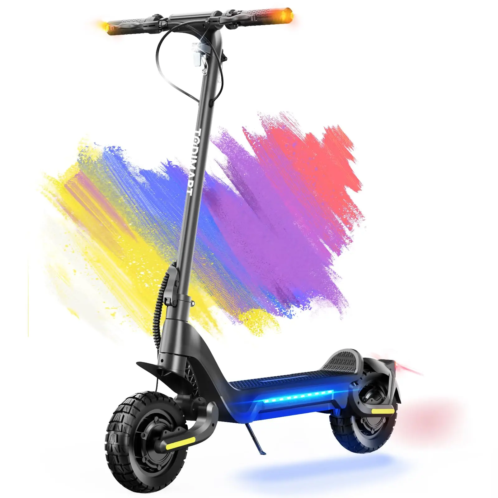 Elektrische elektrische scooters all-Terrain TODIMART X5S dubbele motor 1000W batterij 48V 18.2AH 70 km bereik 10 inch banden
