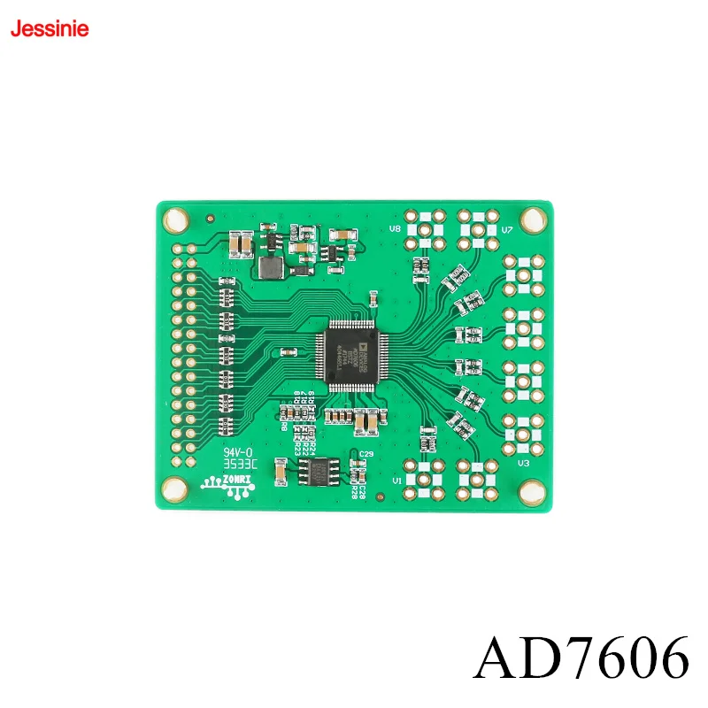 AD7606 ADC Data Acquisition Module Analog to Digital Conversion Board 8 Channel Synchronous Sampling 16Bit 200KSps ADR421