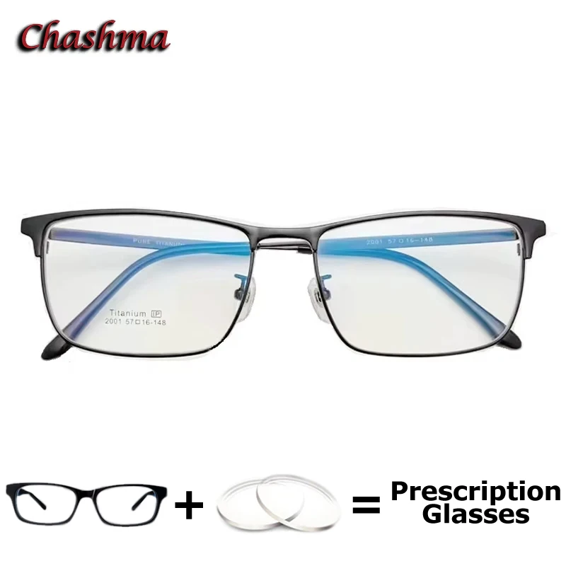 

Chashma Prescription Glasses Men Wide Optical Eyeglasses Frames for Recipe Lenses Anti Blue Progressive Multifocal Myopia Gafas