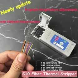 Fiber Thermal Stripper Heated Optical Wire Stripping Slitter thermal stripping of ribbon fiber with lithium battery  Fusion Tool