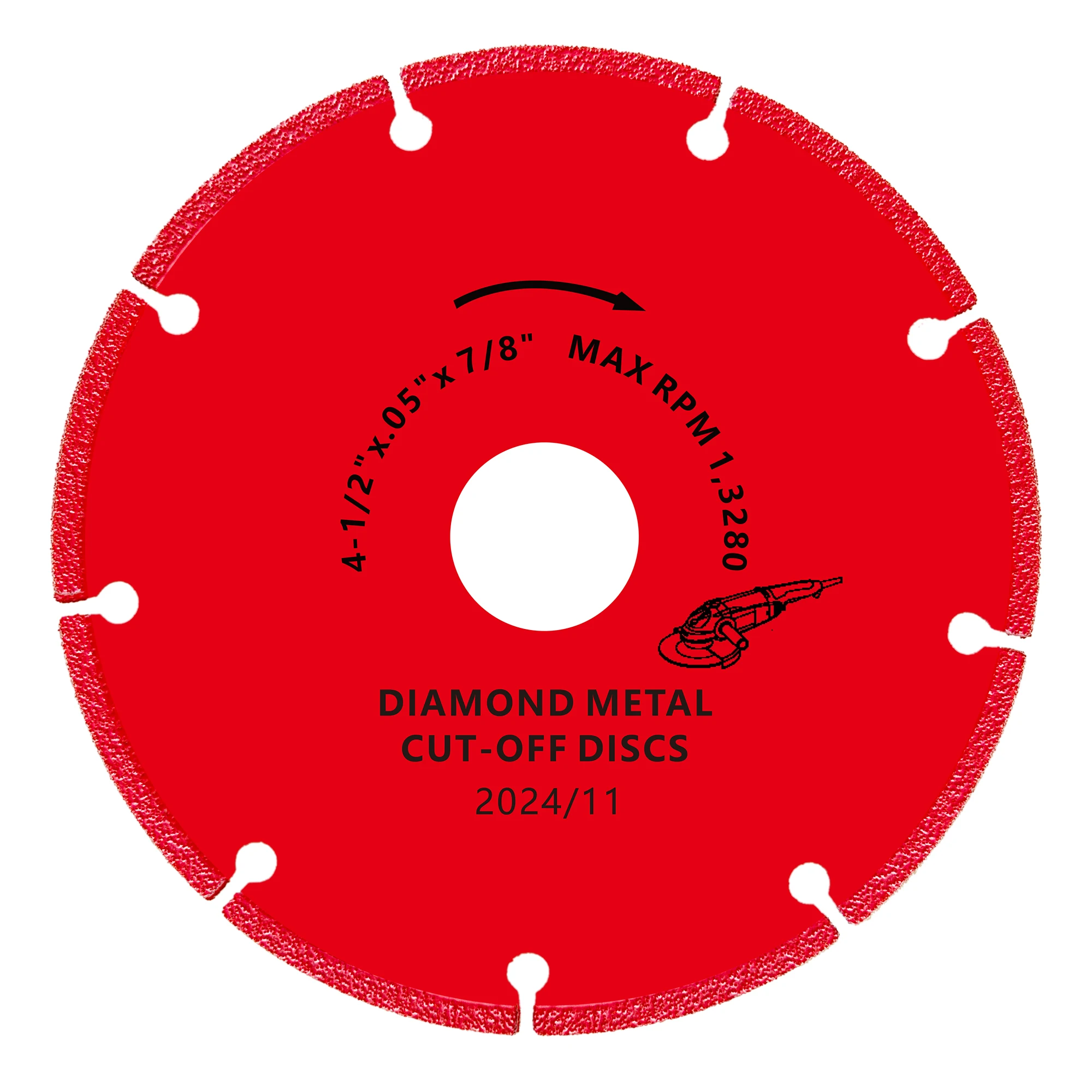 FOXBC 3 pezzi 115 mm mola diamantata 5000+ tagli su tondo per cemento armato ferro angolare in acciaio inossidabile con foro da 22 mm