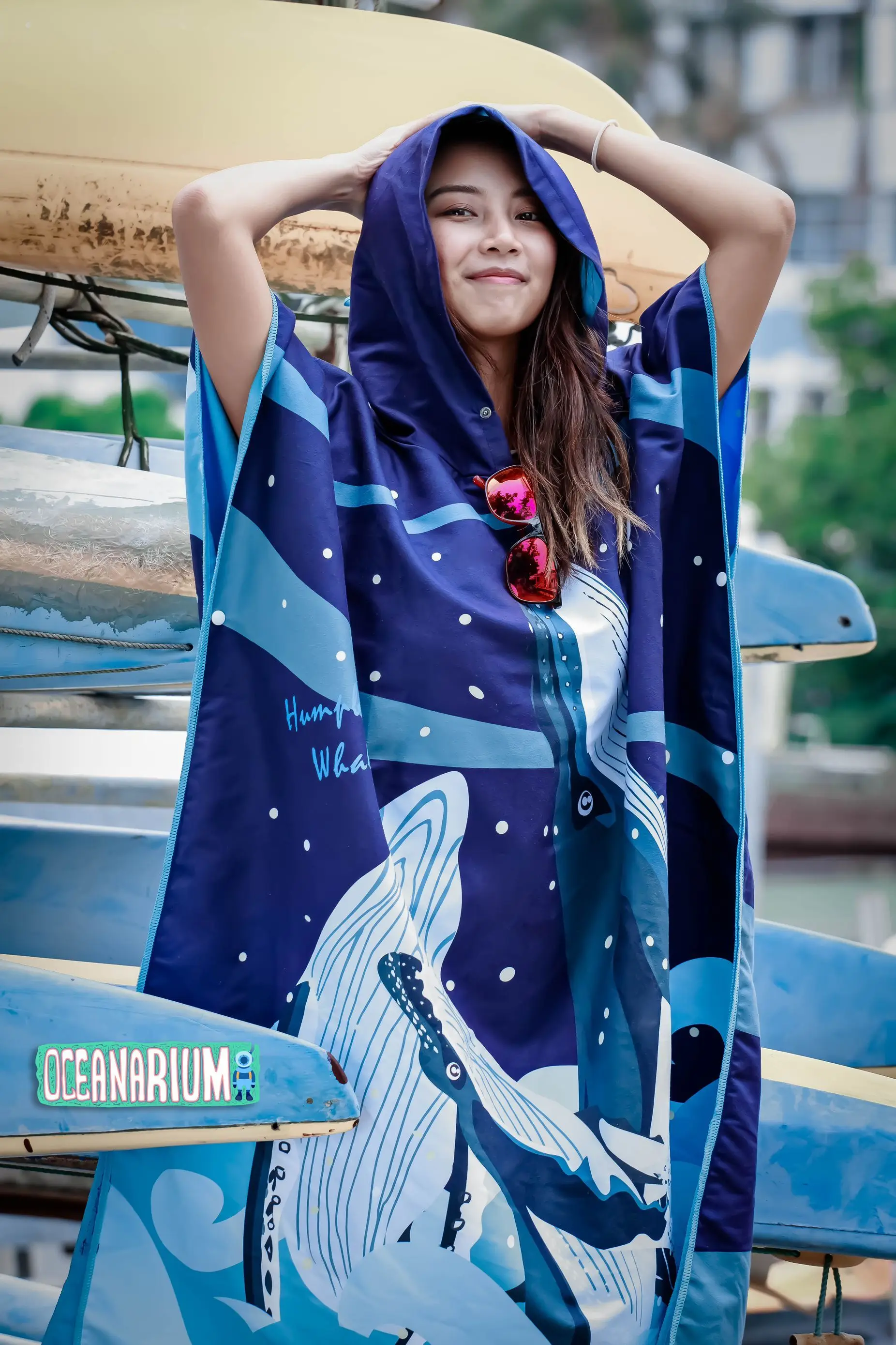 Oceanarium Cloak Towel Poncho Diving Swimming Water Sports