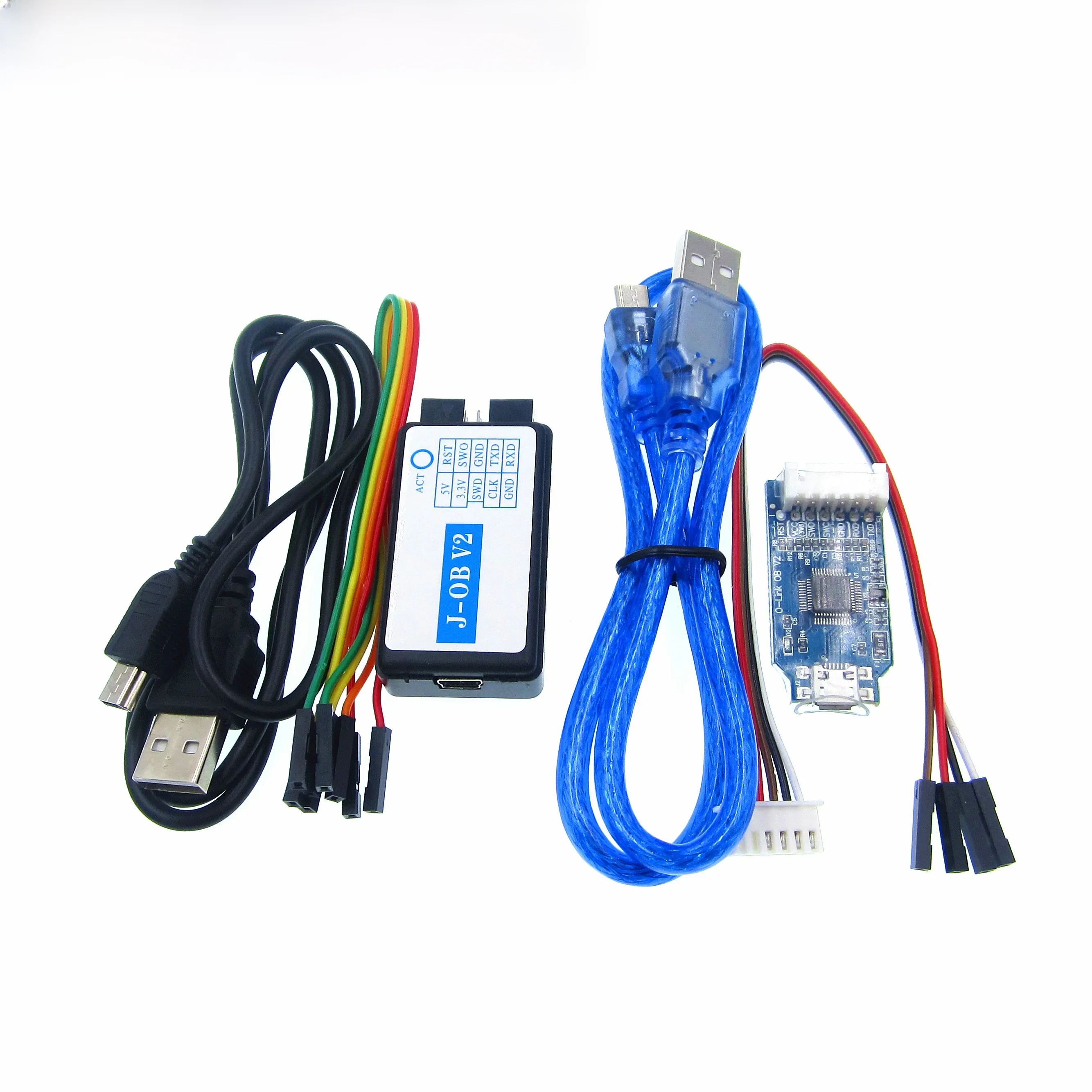 Dla j-link OB ARM Emulator Debugger Programmer Downloader do wymiany V8 SWD M74 z kablem Micro USB j-link OB V2/J-OB V2 — zdjęcie 2