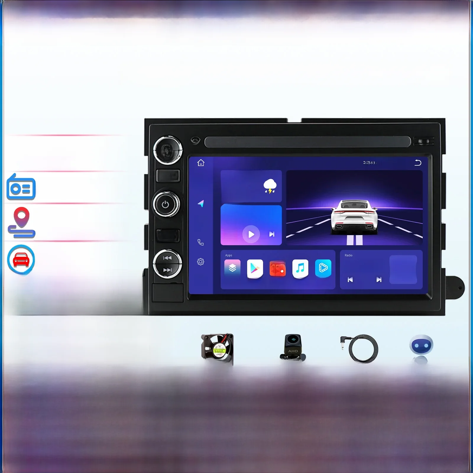 Hizpo P2cp 2Din Android Autoradio For Ford F150 F250 F350 Mercury Lincoln Taurus Explorer Car Radio Multimedia