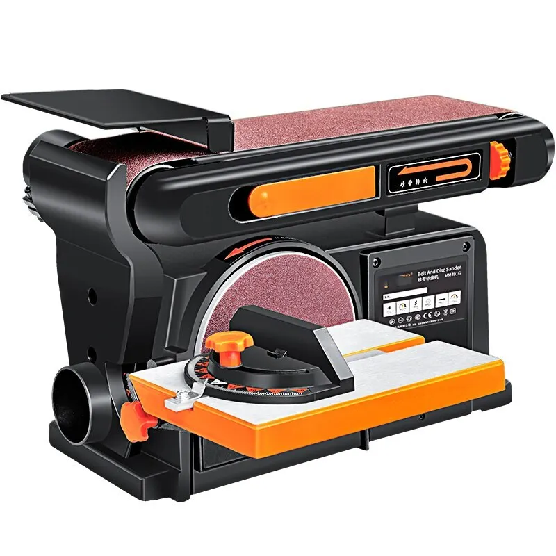 550W/750W Portable Mini Multi-functional Desktop Belt Sander Wood Grinding and Polishing Machine Household Brushless