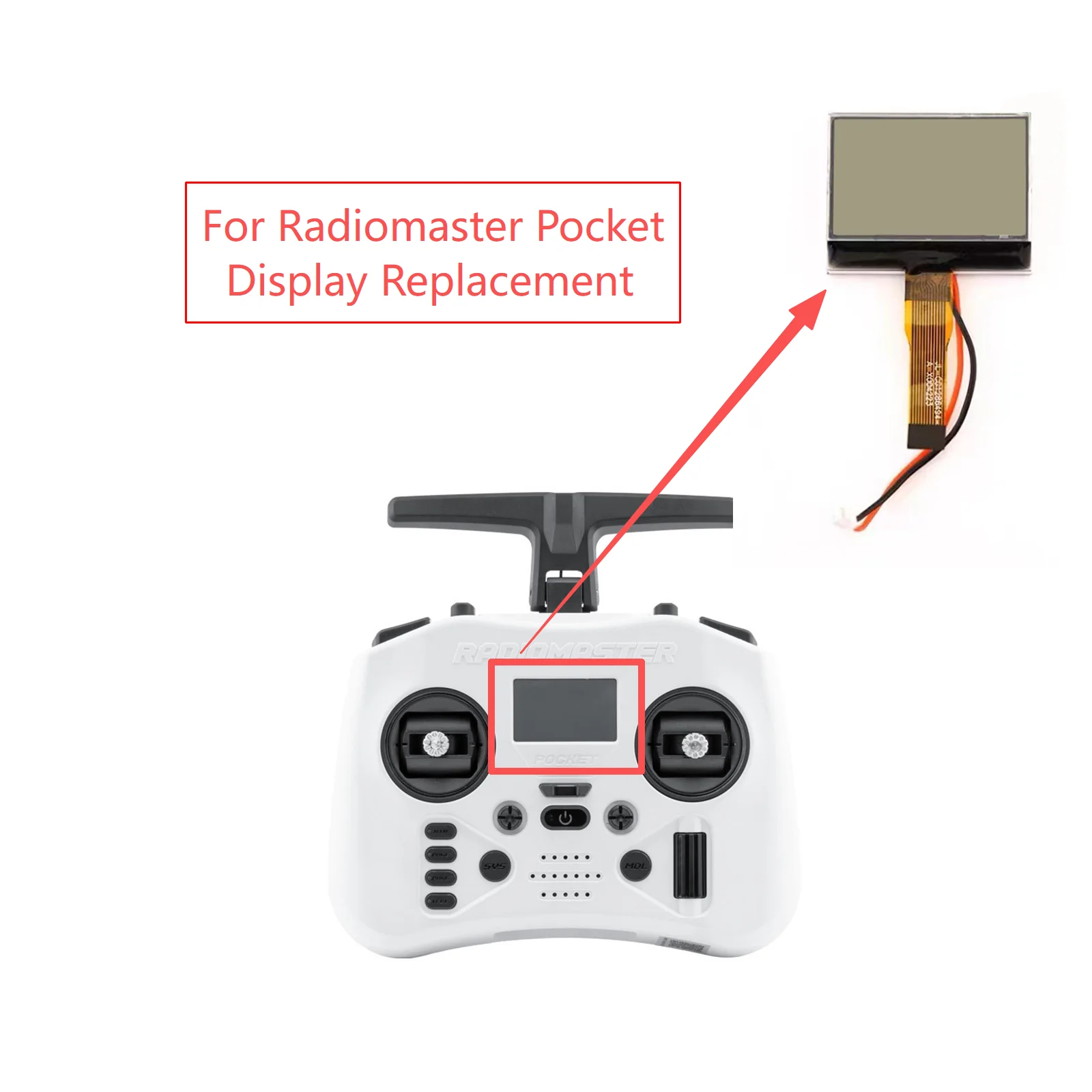 New LCD Module for Radiomaster Pocket Display Replacement