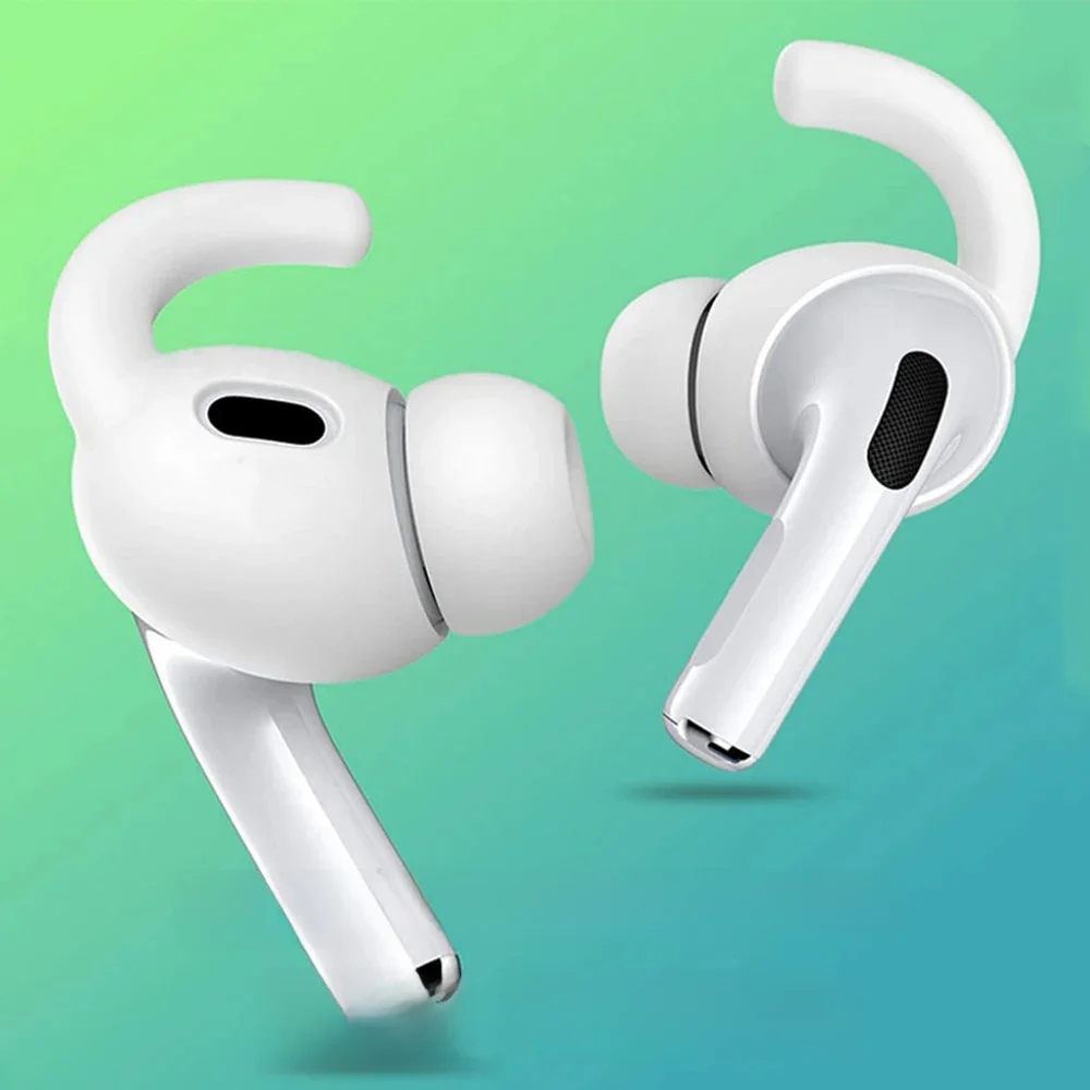 Crochets d'oreille pour iPhone AirPods Pro 2, supports antidérapants, embouts en Silicone, oreillettes Bluetooth sans fil, accessoires pour écouteurs