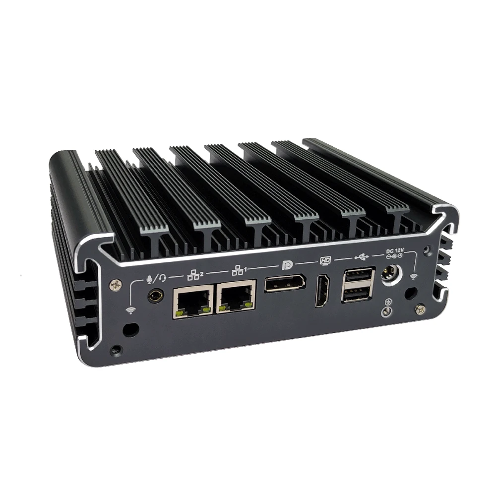 Imagem -04 - Mini Computador Fanless Hunsn i5 7260u 7360u Bx04 Computador Industrial Tpm2.0 2com Slot Sim 2lan dp Hdmi Montagem Vesa Wol Pxe Cão de Guarda