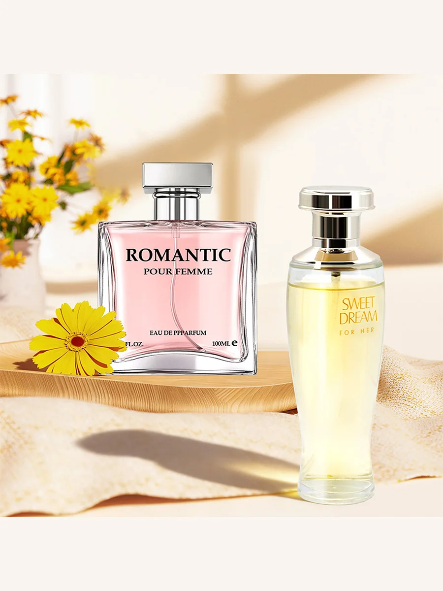 

Женский парфюмерный набор из 2 упаковок/200 мл | Цветочные восточные ароматы | Роза Ромашка Пион Жасмин Эссенция | Подарок для нее