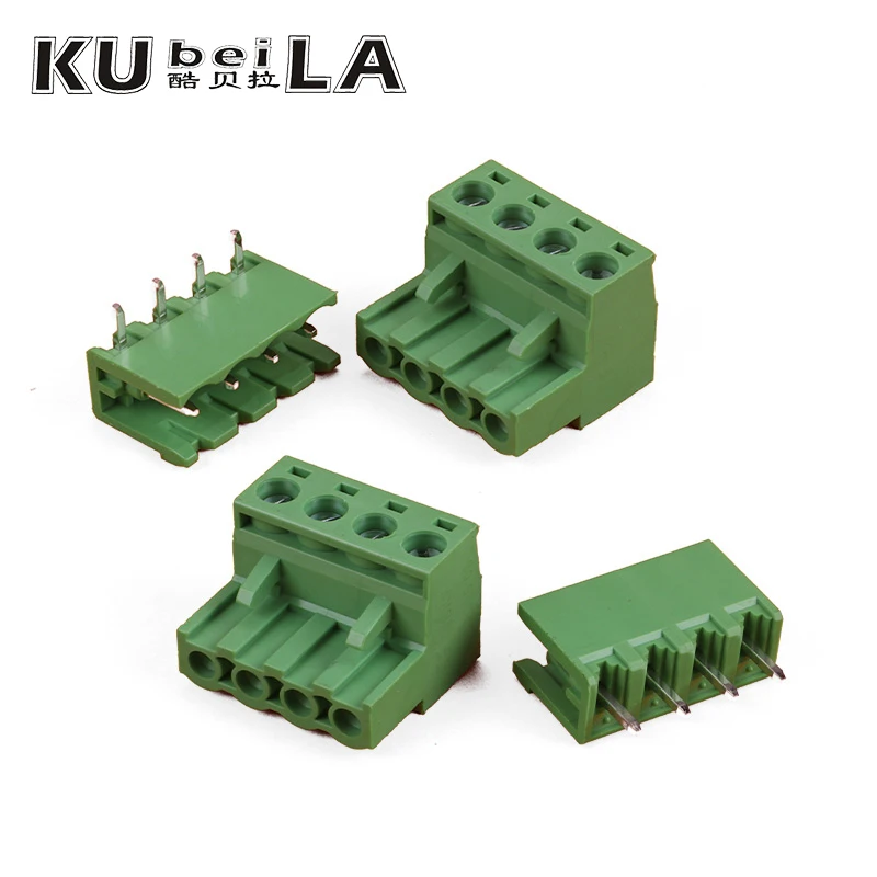 KF2EDGK 5.08mm pull-out terminal block pcb connector 2P/3/4/5/10/12P straight curved pin block