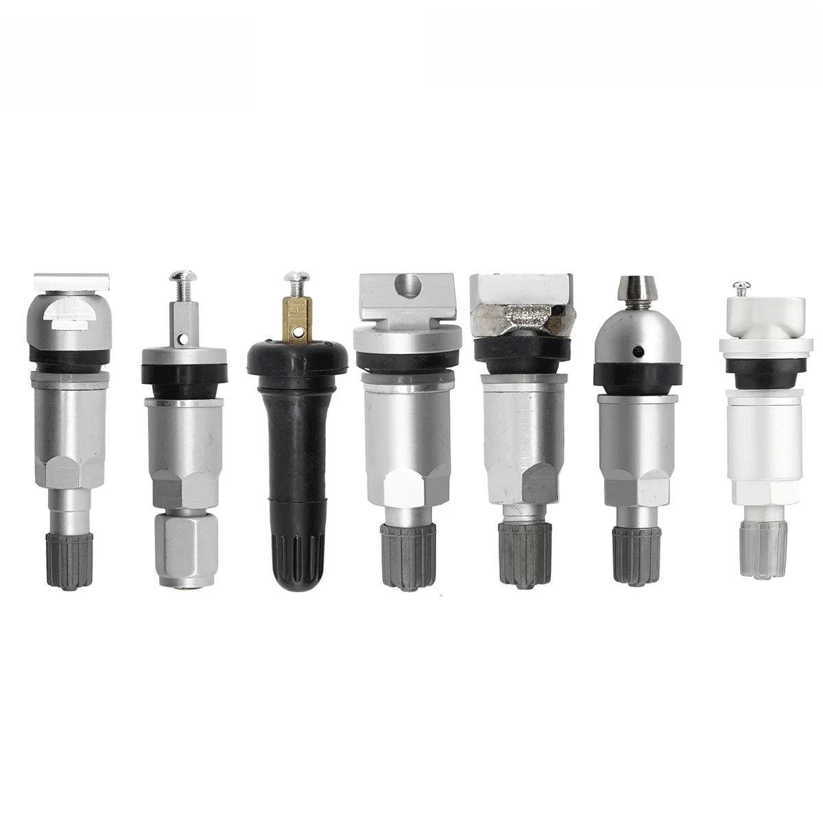 Capteur de pression des pneus TPMS, tige de Valve en caoutchouc et aluminium, Kit de réparation de remplacement pour Hyundai Kia Honda Nissan BMW GM Chevrolet Buick