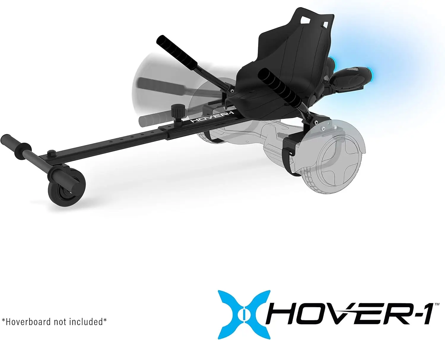 Akcesorium Hover-1 Falcon-1 Buggy |   Światła Turbo LED, kompatybilne ze wszystkimi hoverboardami o rozmiarze 6,5 i 8 cali, sterowanie ręczne za pomocą kół