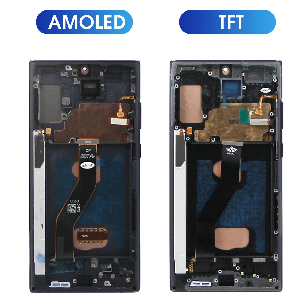 TFT Note 10 Plus Display Screen Assembly for Samsung Galaxy Note10+ N975F N975F/DS Lcd Display Touch Screen with Frame Parts