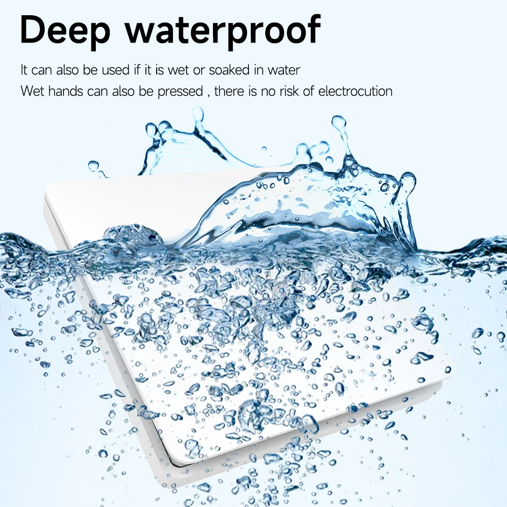 86 نوع صغير 433 ميجا هرتز مفتاح الإضاءة الذكي الذاتي بالطاقة اللاسلكية الجدار التبديل لا بطارية RF وحدة 110 فولت-240 فولت للتحكم في المنزل الذكي