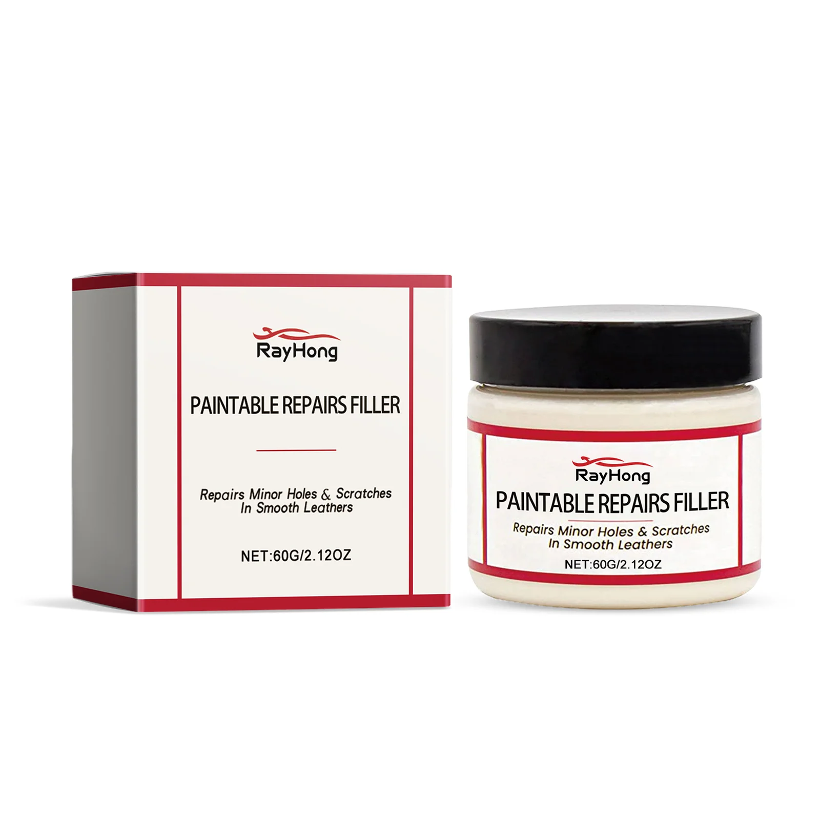 Leather Filling Paste For Scratches Cuts Holes Car Seat Sofa Furniture Restoration Permanent Paste Auto Leather Restoration Cream