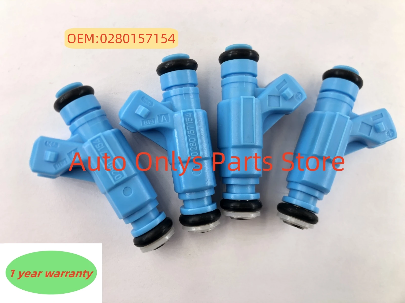 8pcs Fuel Injector 0280157154 Bico For Fiat Uno Palio Siena Strada 1.4L 2013 55258432 Automent Car Accessories Injection Nozzle