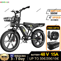 Koolux X9 Fat Tire with additional seat and top speed of 31MPH 500W 48V 15.6Ah Battery