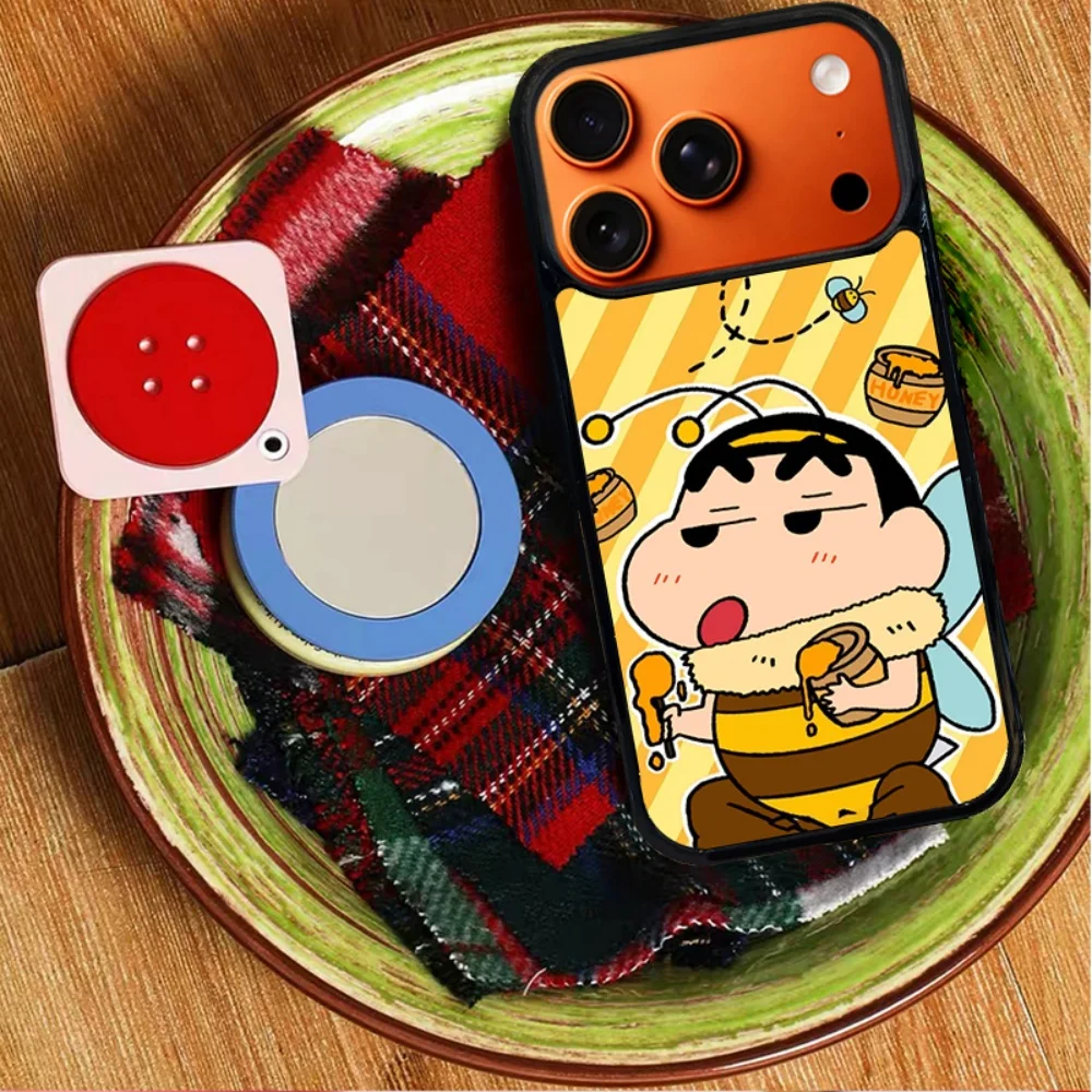 

Popular childlike anime Crayon Shin-chan bee suit magnetic phone case,suitable for iPhone 14/15/16/17 ProMax,new protective case