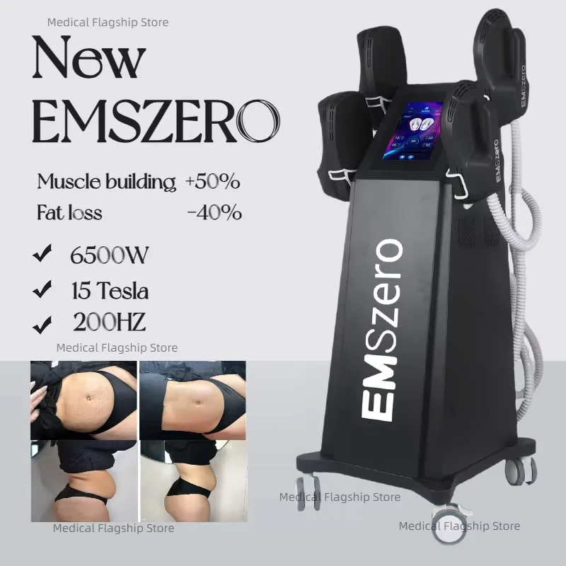 Best Selling Nova EMSzero Neo 6500W High Power 4 RF Handles Hi-emt Body Sculpt EMS Body Muscle Stimulate Machine