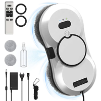 Window Cleaning Robot 5600PA Lrge Suction Electric Spray Window Cleaning Robot Fall Prevention Remote Cleaner