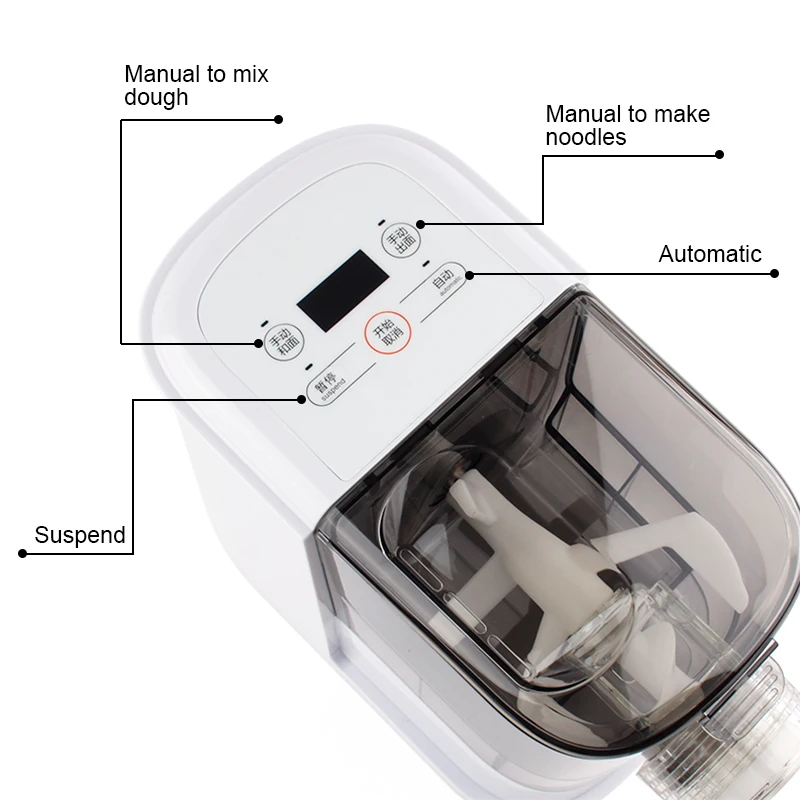 Multifunctional Electric Noodle Making Pressing Machine Dumpling Pasta Maker Roller Spaghetti Noodles Cutter Dough Blender Mixer