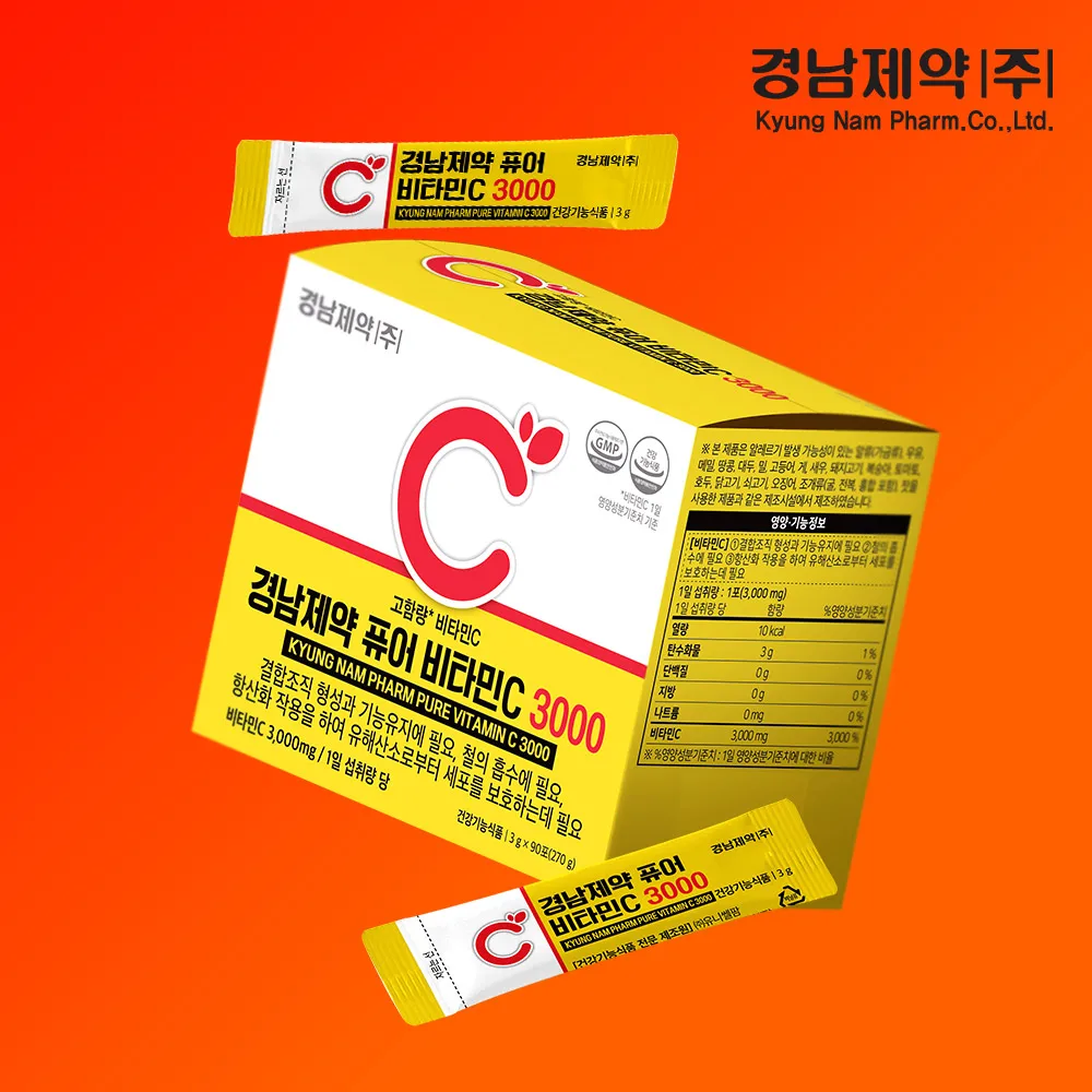 فيتامين ج النقي الصيدلاني من جيونغنام ، والمحتوى العالي ،