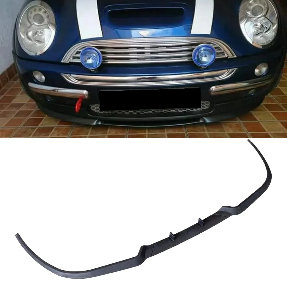 Front Bumper Lip For Mini Cooper CUPRA R Car Accessories Spoiler Flap Universal 3 Pcs Body Kit Exterior Parts Tuning