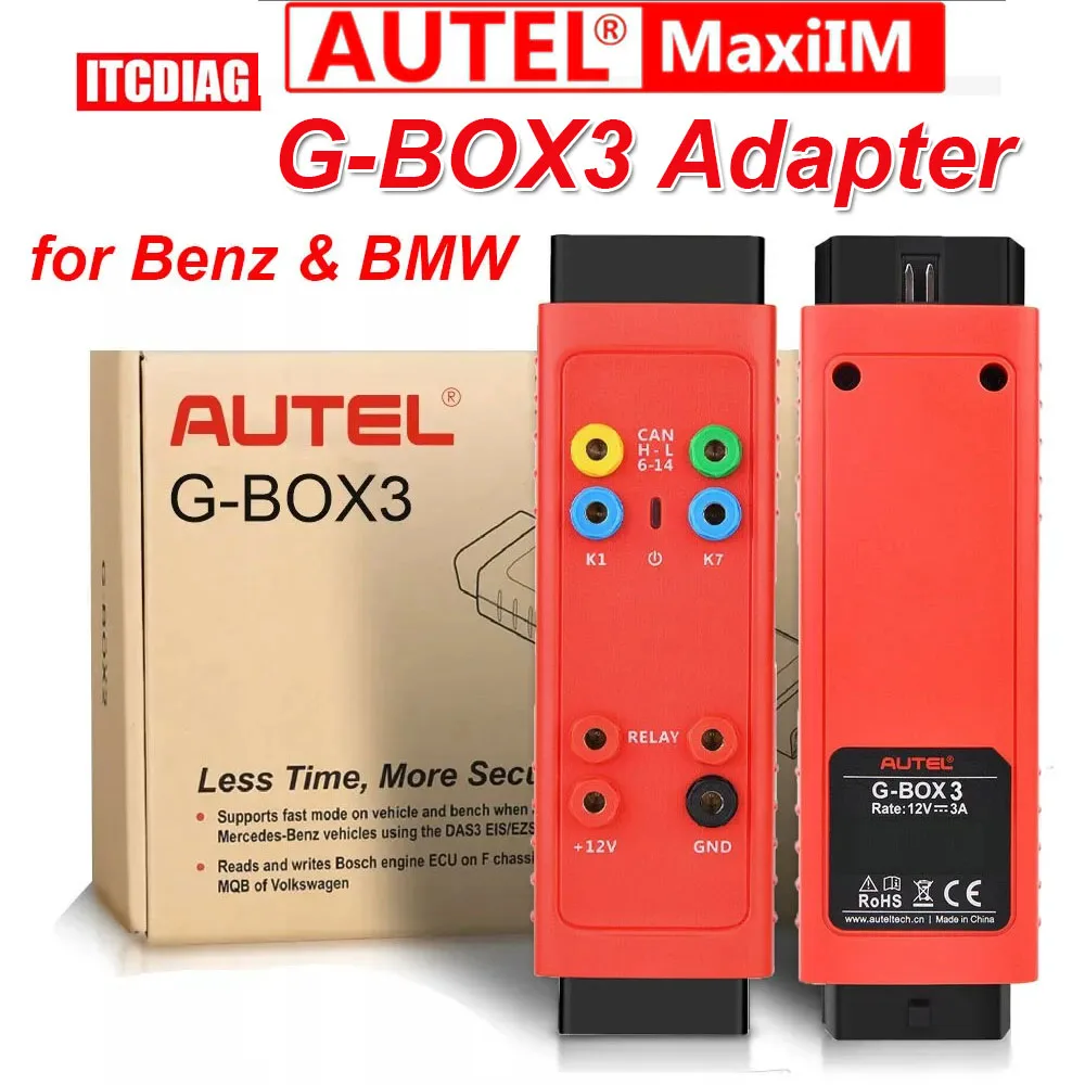 

Autel G-BOX3 Adapter Suit Key Programmer for Benz & BMW Accessory Tool Work with Autel IM608 PRO II/ IM608PRO/ IM608 II/ IM508