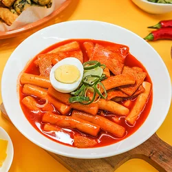 밀떡! 매운 떡볶이/마라로제 떡볶이 2인분 떡과 오뎅의 궁합