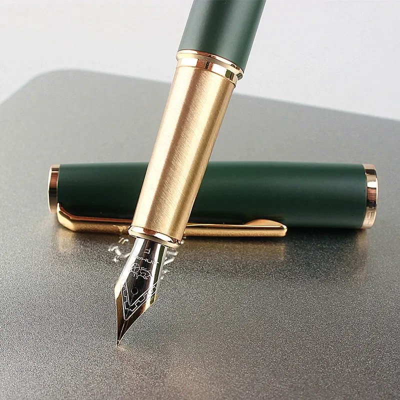 Jinhao 95 Serie Brunnen Stift Retro Design Metall Material Elegante Clip Feine Nib Schreiben Büro