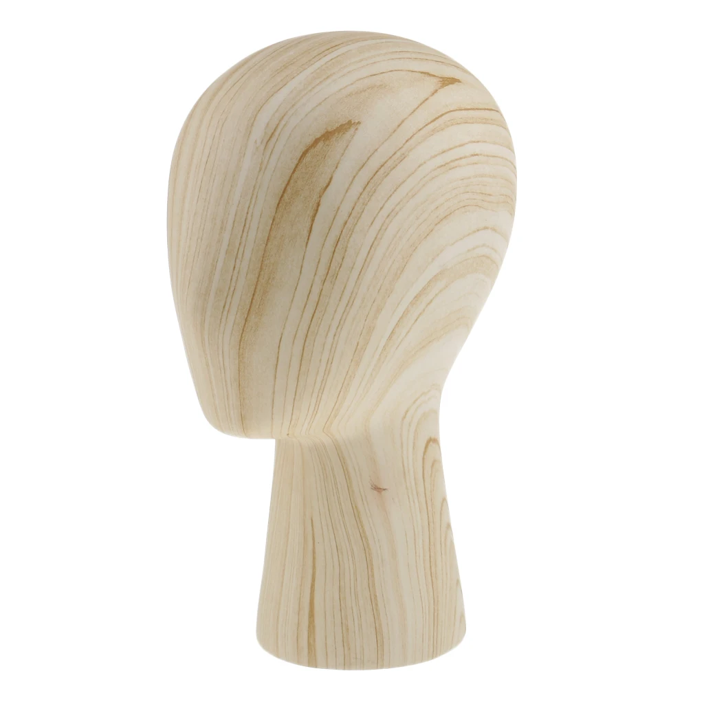 

Wooden Mannequin Manikin Head Model Hair Wigs Cap Hat Display Holder Stand Wig Display Head hairband hats Glasses Display Head