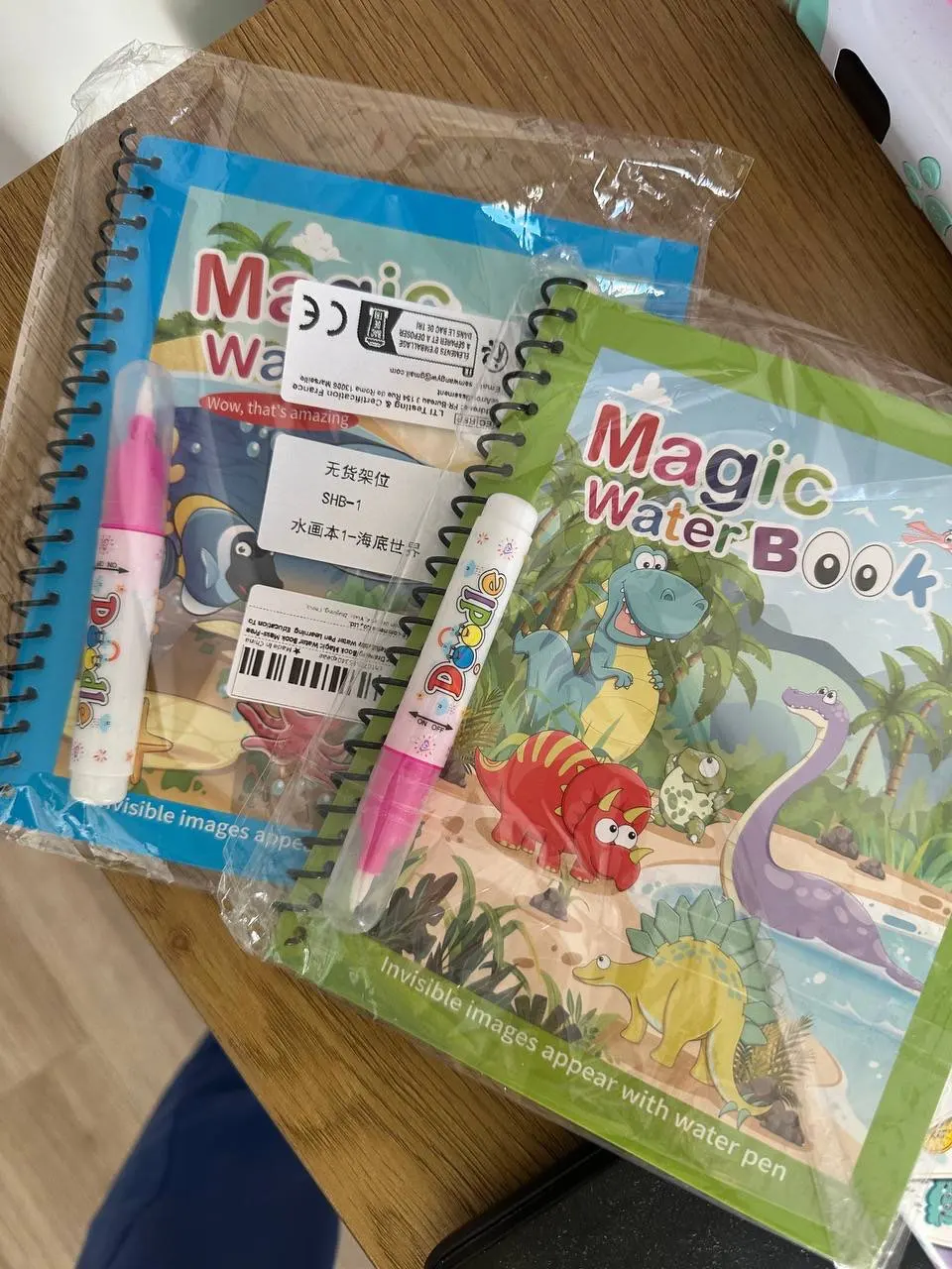 1pc Water Drawing Magical Book Reusable Kids Montessori Toy Coloring Book with Refillable Water Pen for Children's Education Toy photo review
