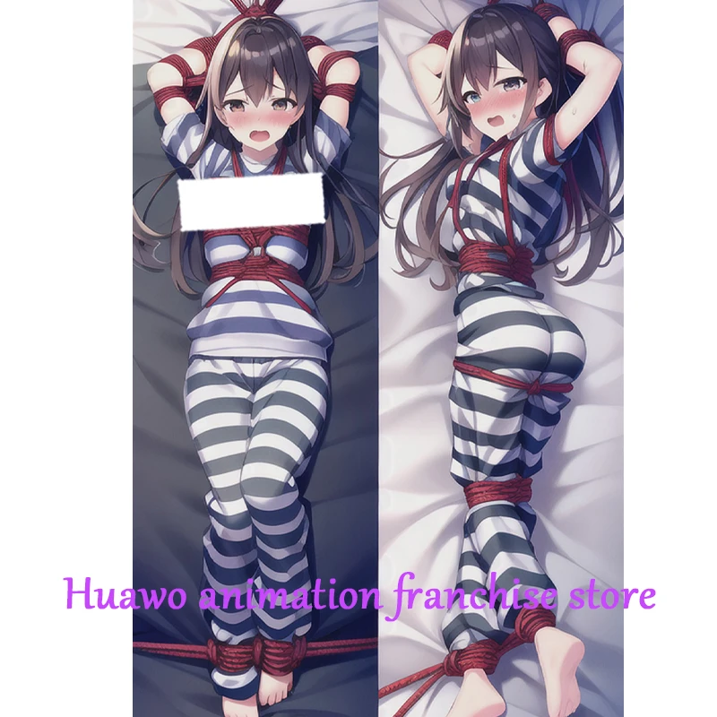 Anime Dakimakura Pillow Female Prisoner 2-Side Print Pillowcase Hugging Body Cushion Cover Otaku Waifuristmas Decoration 2023