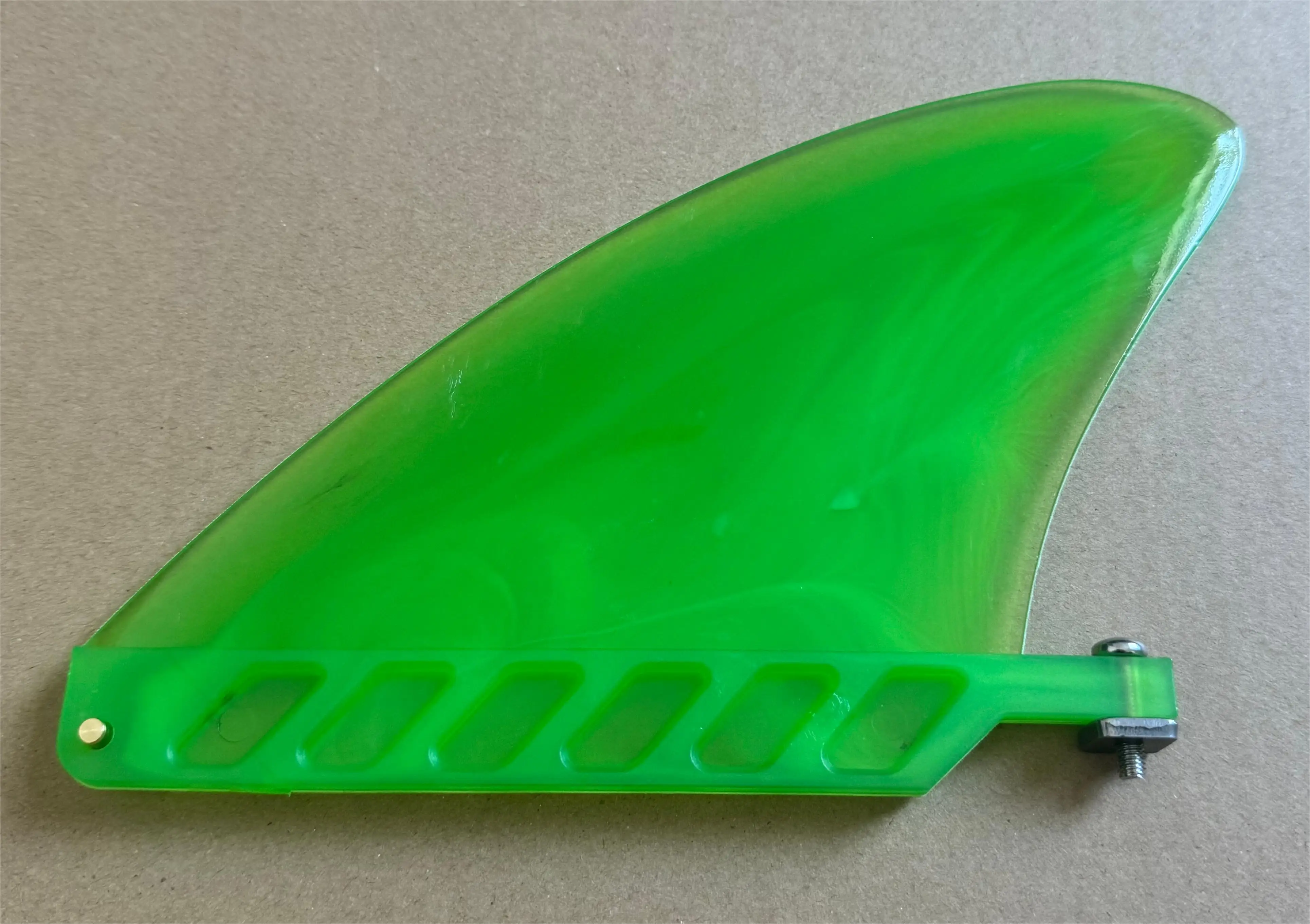 4,6 Zoll Soft Flex Center Fin mit Schraube White Water Fin für Air Sup Long Board Surfbrett aufblasbares Paddle Board – Detail 6