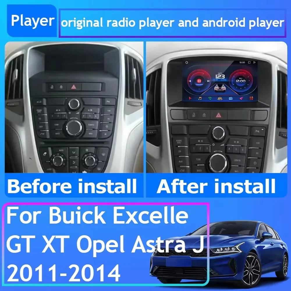 Car Radio Carplay Android 15 For Opel Insignia 2008 - 2012 For Buick Regal 2009 - 2013 Navigation GPS Stereo 4G Wifi No 2din DVD - view 2
