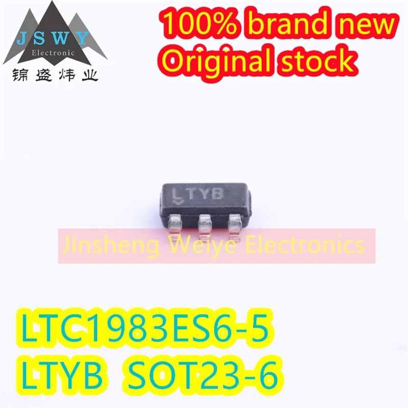 

(3/10pieces) LTC1983ES6-5 Parts Mark LTYB SOT23-6 DC-DC Switching Regulator Chip IC Brand New Original Electronics Spot