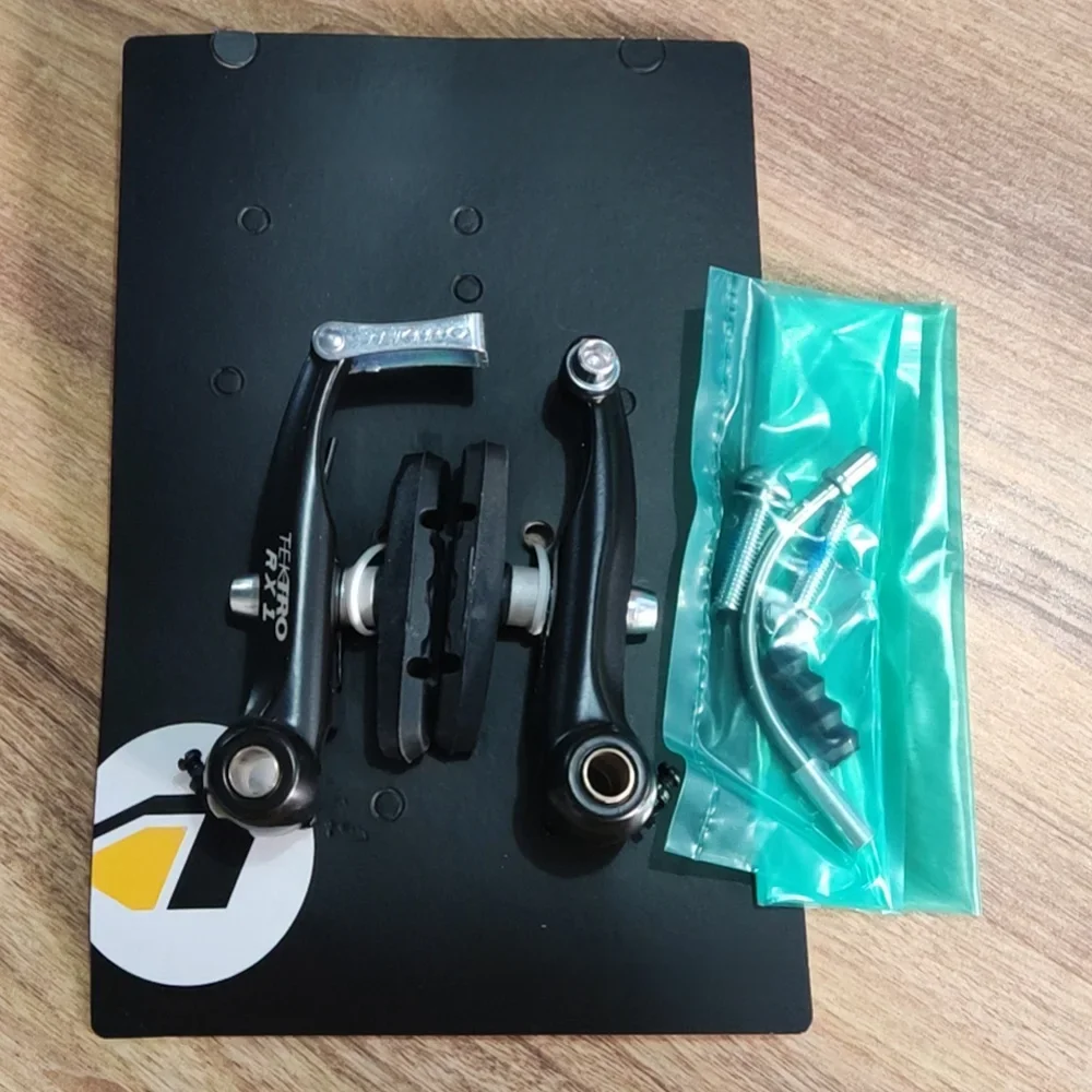 AliExpress TEKTRO  Mini-V RX1 BMX caliper aluminum alloy side pull brake bicycle clamp arm length 80mm with 836.12 brake shoes