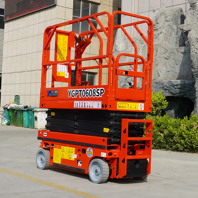 Self Propelled Outdoor Mobile Aerial Working Hydraulic Scissor Lift Platform Factory Use Elevator Lift