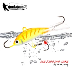 Hunthouse Winter Ice Fishing Lure Jigging Sinking Baits 38mm/14g VIB Balancer Swimbait For Bass Pike Carp Perch Hard Tackle