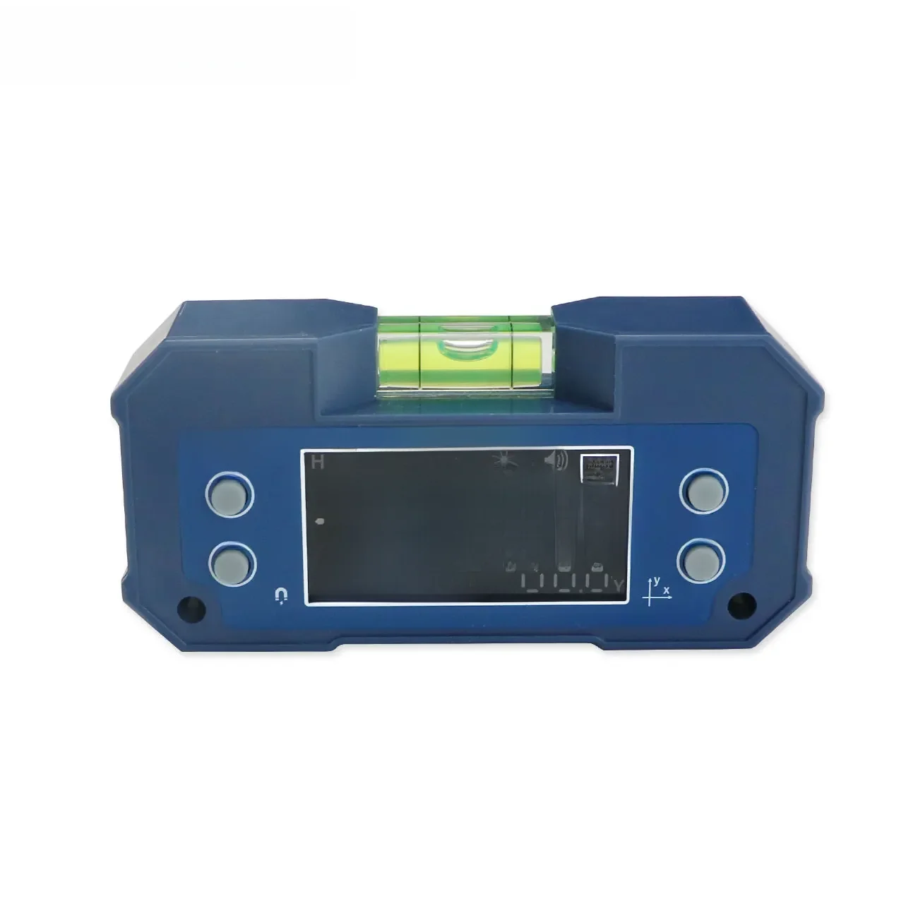 SHAHE MINI Magnetischer Neigungsmesser Winkelmesser Wiederaufladbarer Doppelachsen-Digital-Winkelmesser mit Wasserwaage