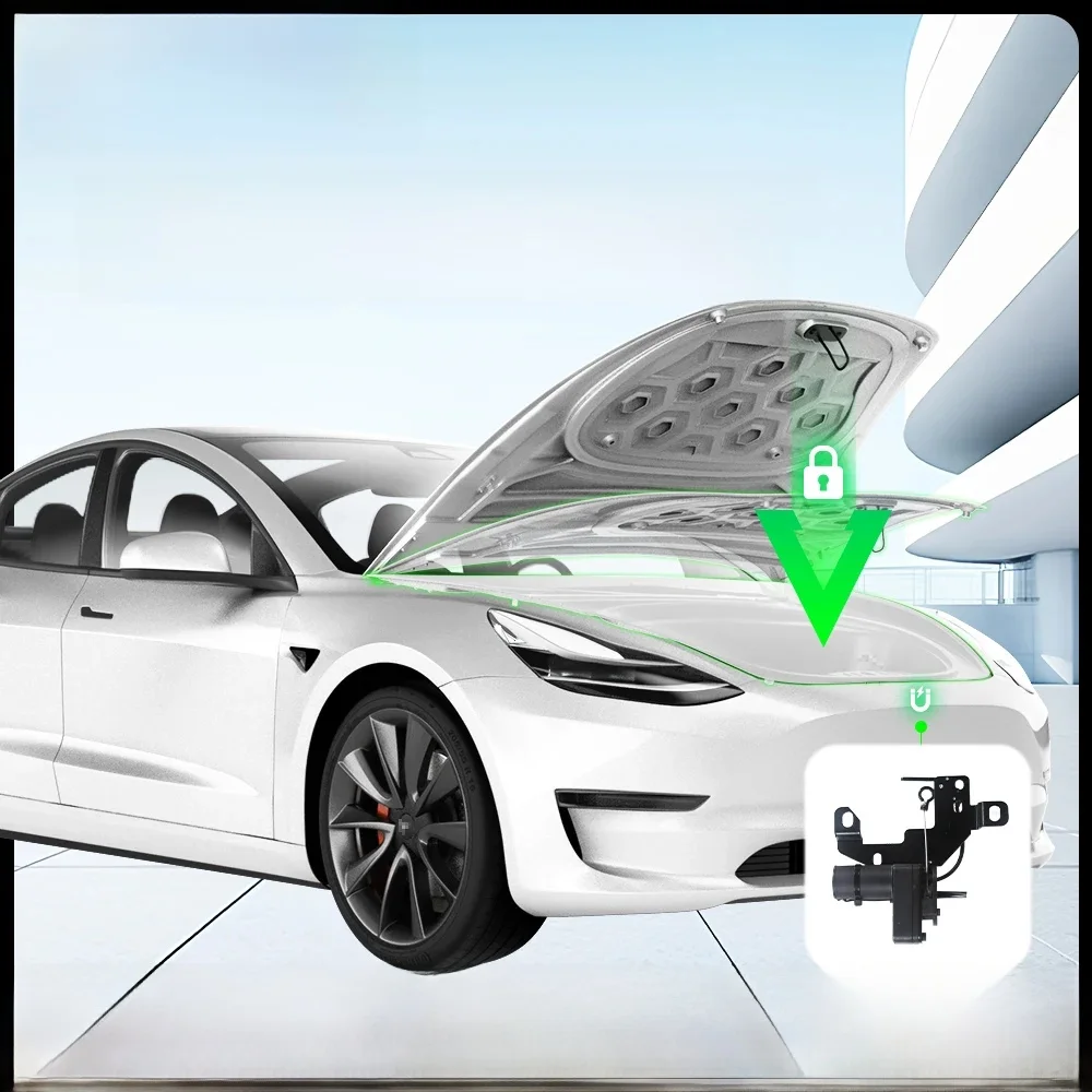 Voor Tesla Model 3 Y S X Highland 2025 Elektrische Zuigkracht Kofferbak Dichter Power Frunk Elektrische Soft Closing Automatische Lock - afbeelding 2