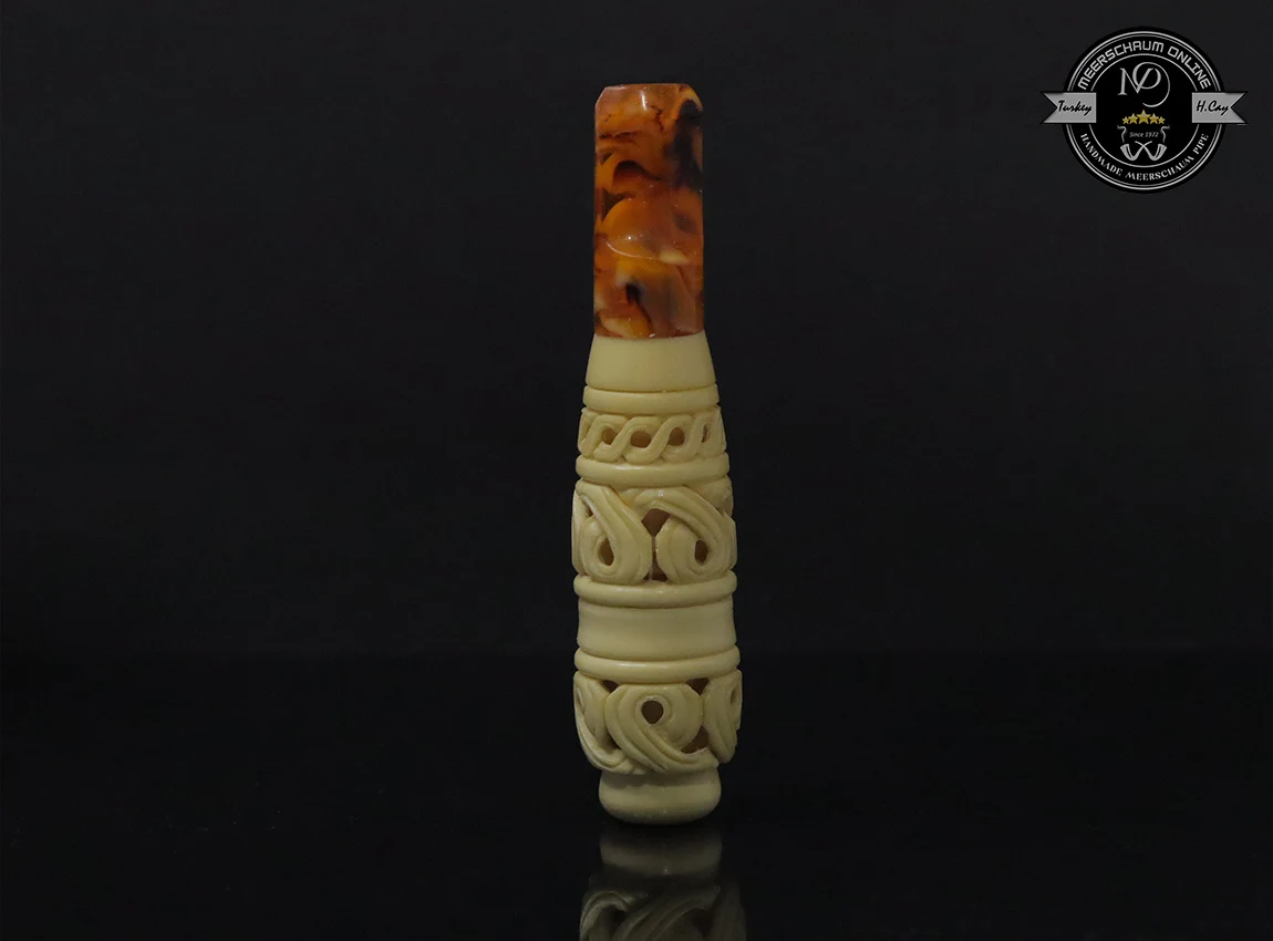 Handmade Block Meerschaum Cigarette Holder